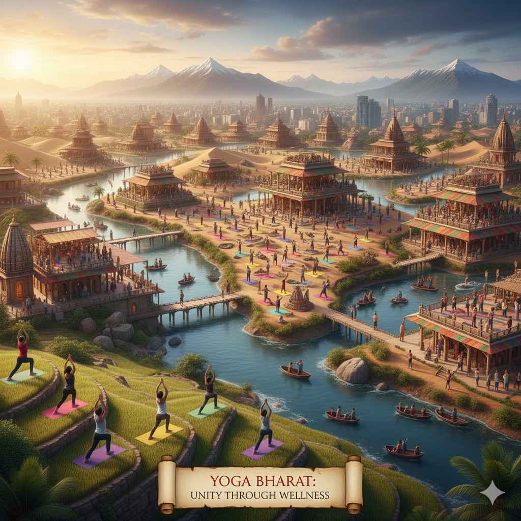 ३. पूर्ण अमरावती जिल्ह्यात योगचे केंद्र तयार करणे